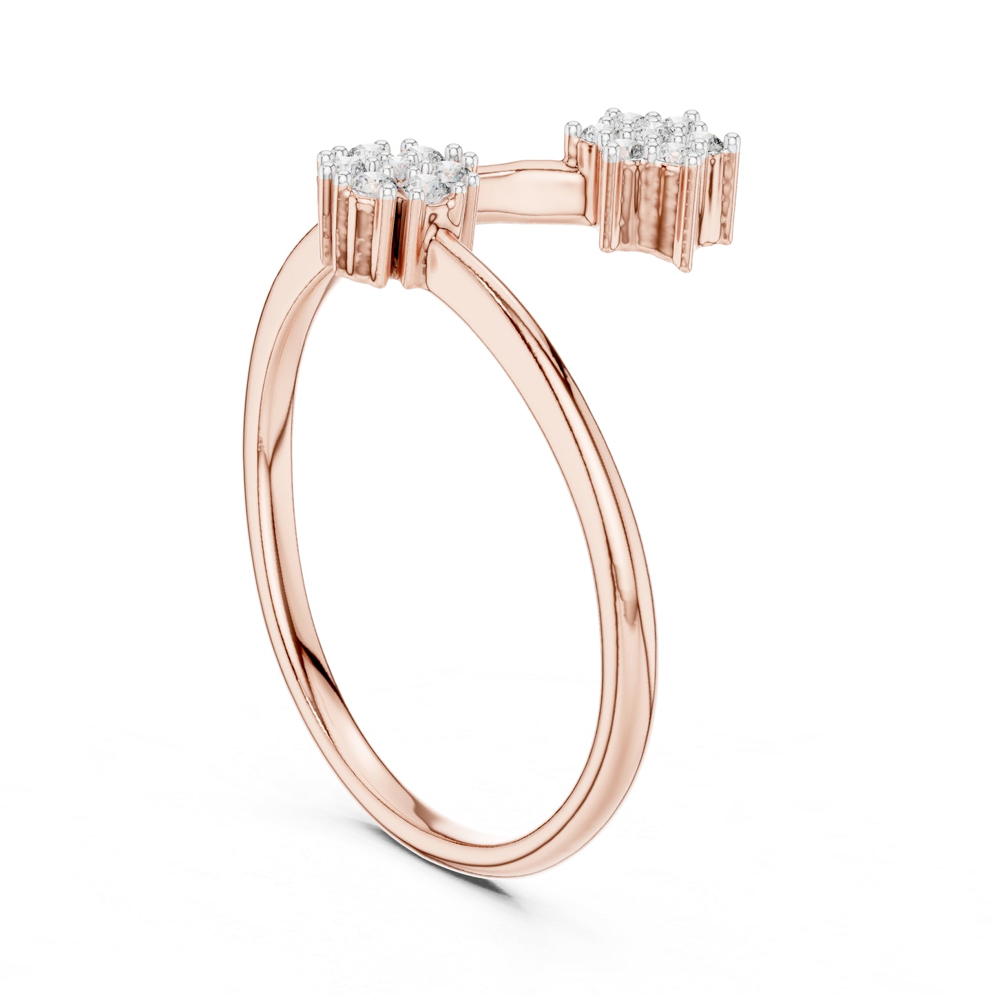 18K Rose Gold Round Lab-Grown Diamond Solitaire Ring for Women | Everyday Wear | Pure Carat