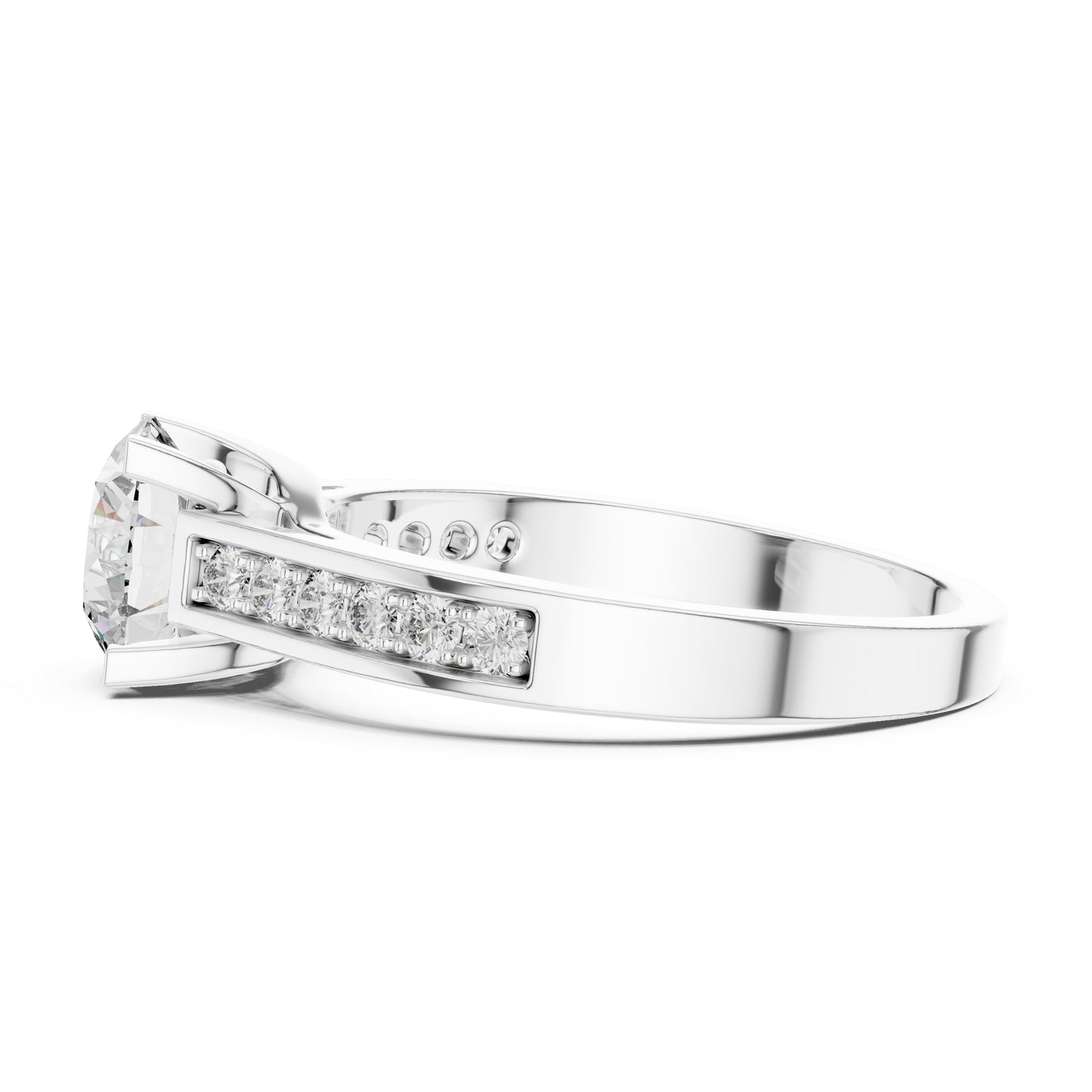 PureCarat 14K Rose Gold Round Lab-Grown Diamond Women’s Ring