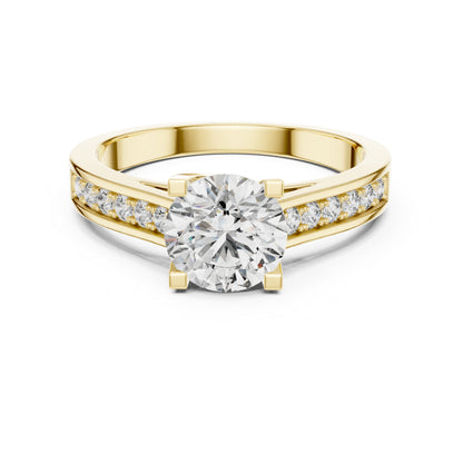 PureCarat 14K Rose Gold Round Lab-Grown Diamond Women’s Ring