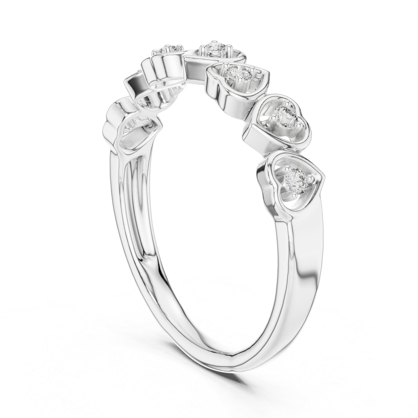 14K White Gold Round Lab-Grown Diamond Engagement Ring for Women | Pure Carat