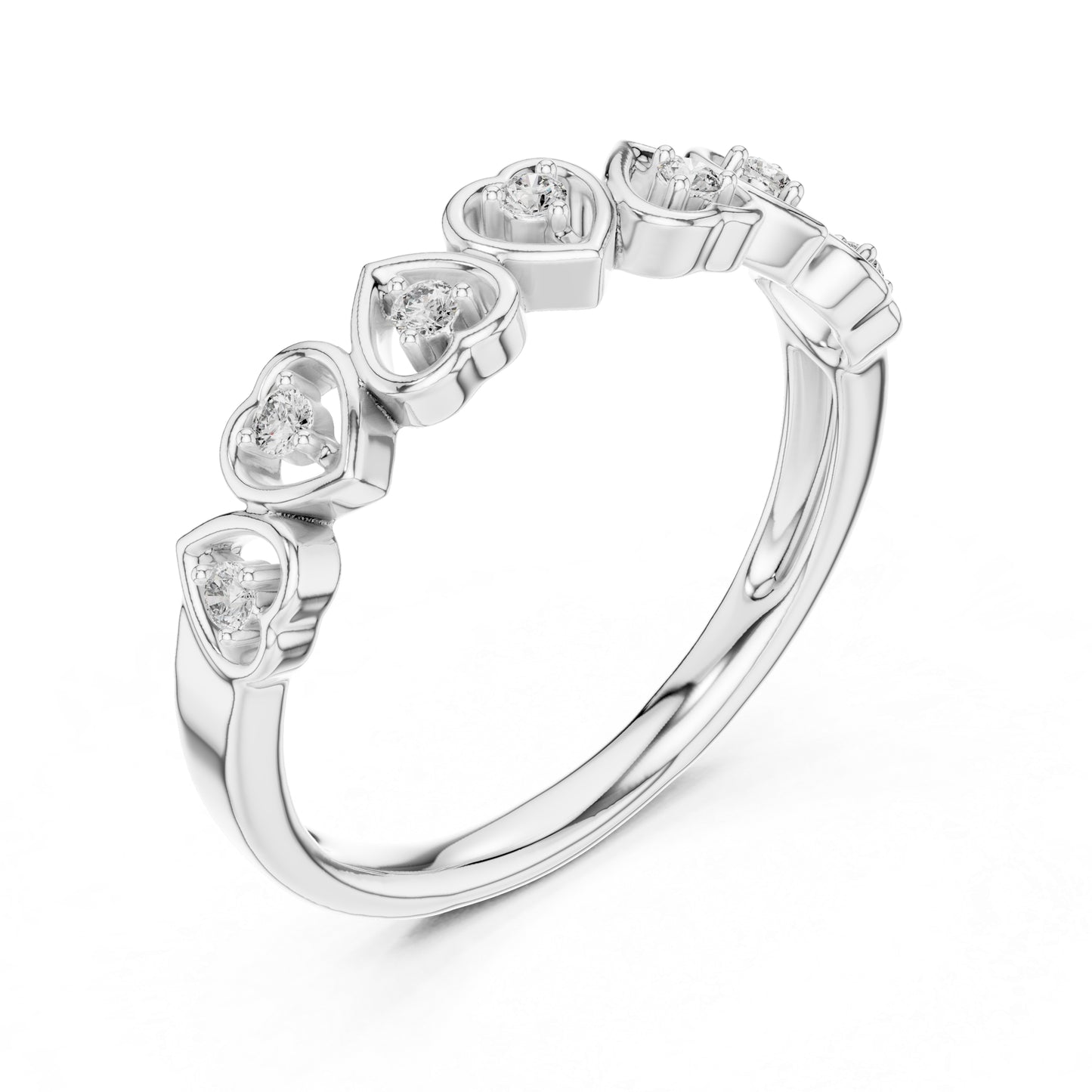 14K White Gold Round Lab-Grown Diamond Engagement Ring for Women | Pure Carat