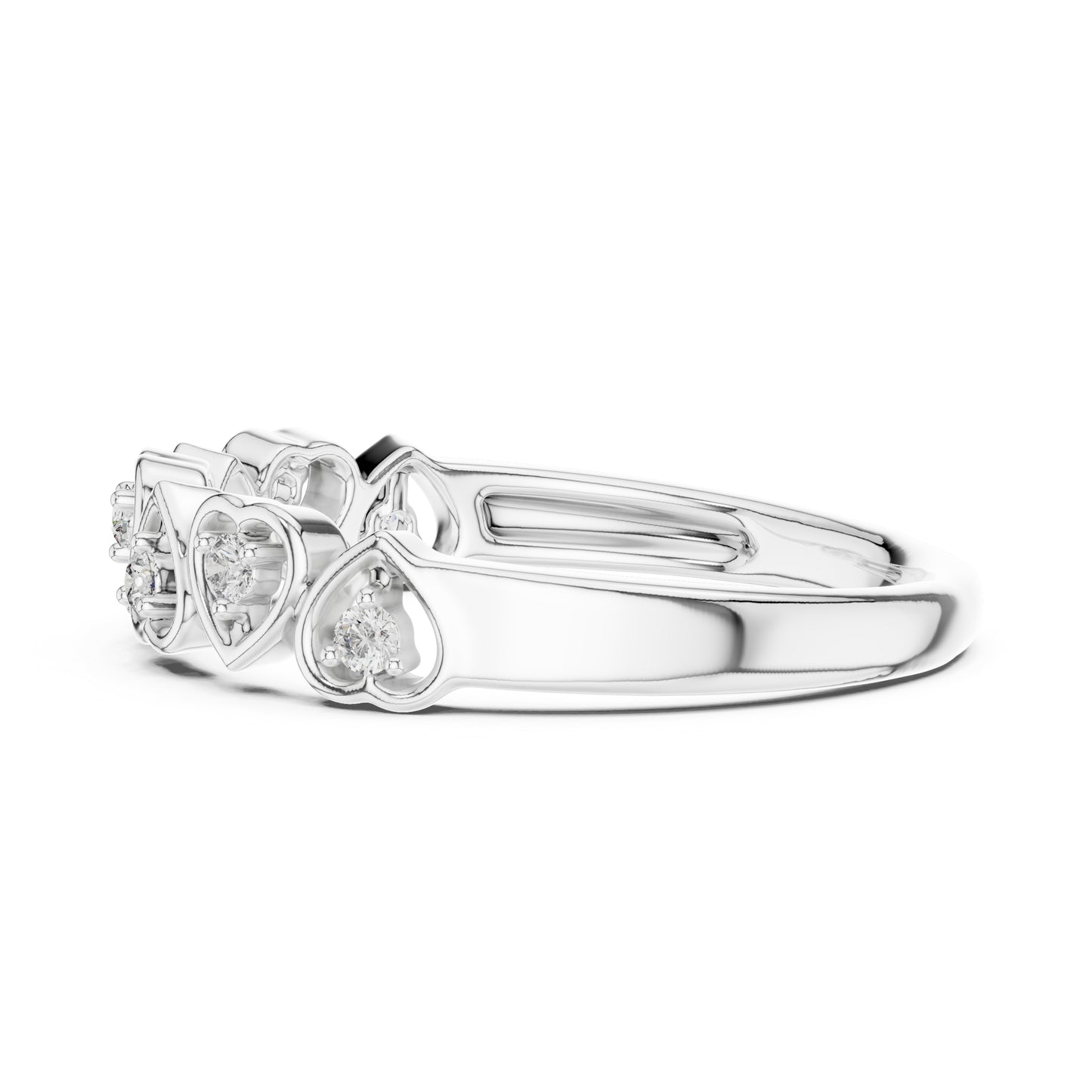 14K White Gold Round Lab-Grown Diamond Engagement Ring for Women | Pure Carat