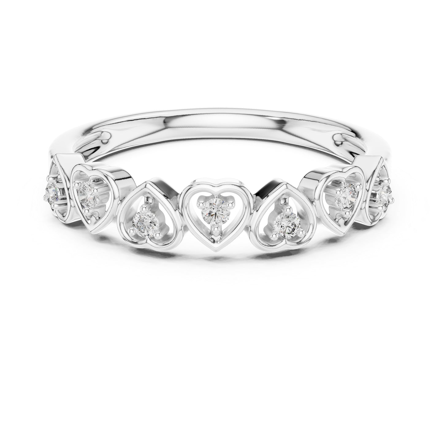 14K White Gold Round Lab-Grown Diamond Engagement Ring for Women | Pure Carat