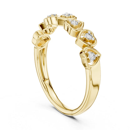 14K White Gold Round Lab-Grown Diamond Engagement Ring for Women | Pure Carat