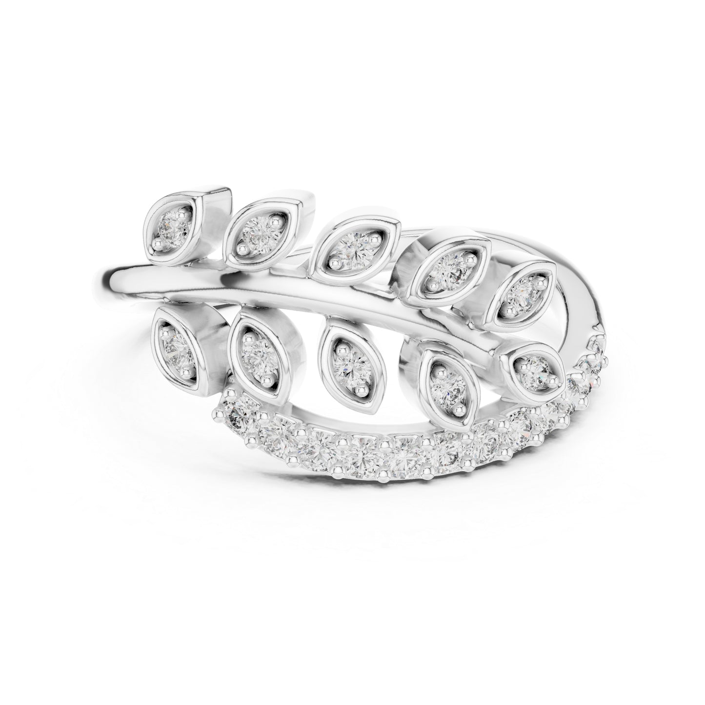 18K Yellow Gold Round Lab-Grown Diamond Ring for Women | Wedding Wear | Pure Carat