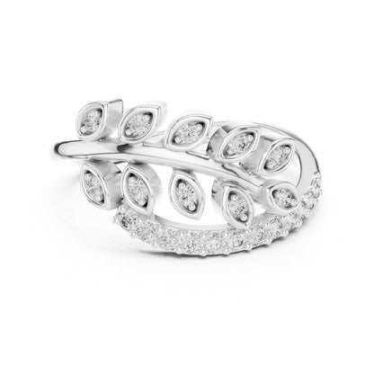 18K Yellow Gold Round Lab-Grown Diamond Ring for Women | Wedding Wear | Pure Carat