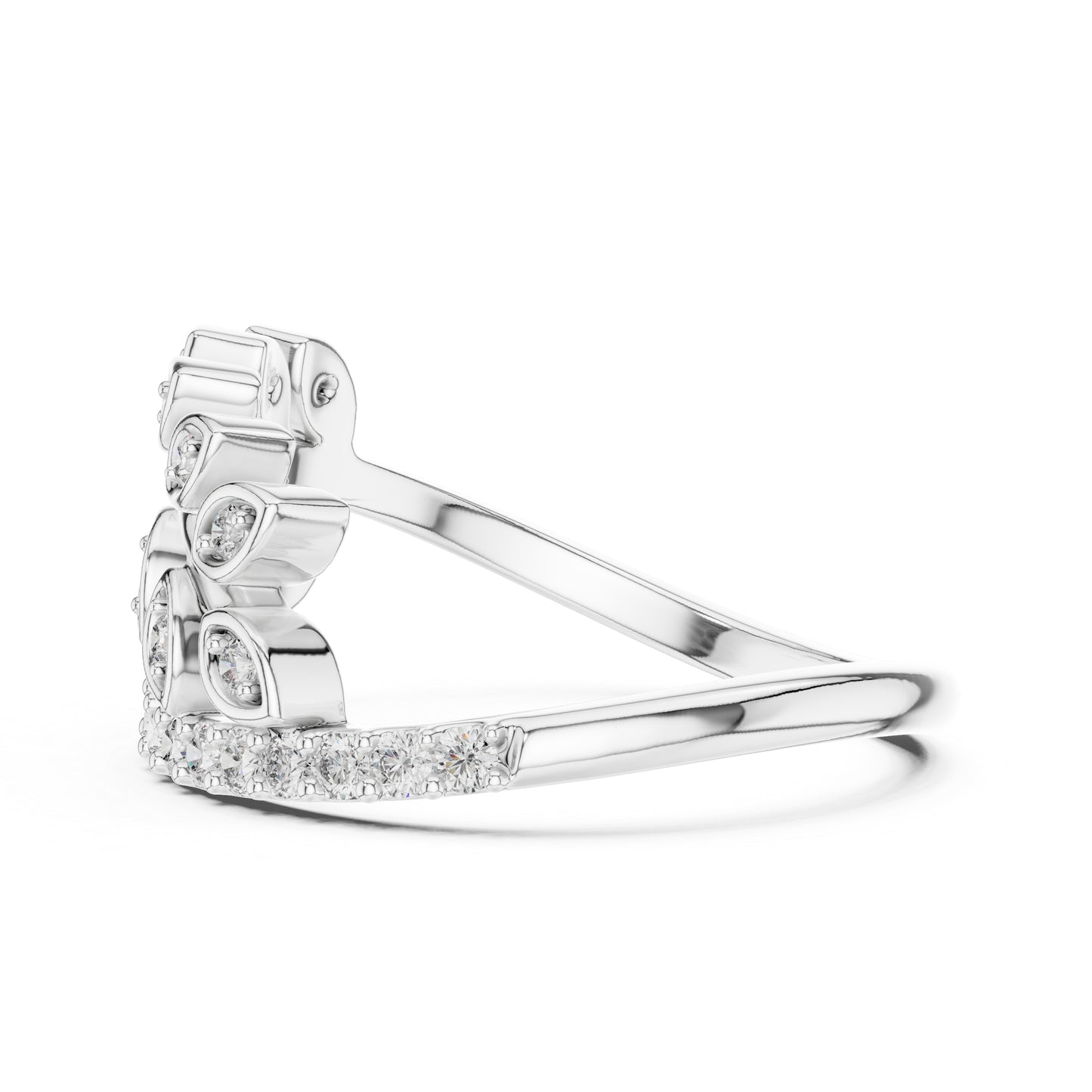 18K Yellow Gold Round Lab-Grown Diamond Ring for Women | Wedding Wear | Pure Carat