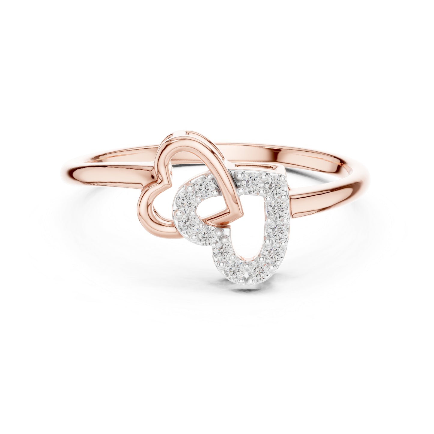 18K White Gold Round Lab-Grown Diamond Ring for Women | Office Wear | Pure Carat