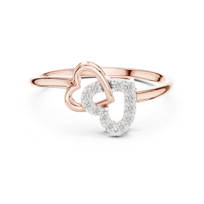 18K White Gold Round Lab-Grown Diamond Ring for Women | Office Wear | Pure Carat