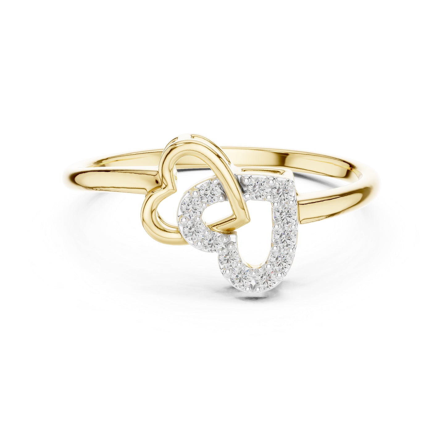 18K White Gold Round Lab-Grown Diamond Ring for Women | Office Wear | Pure Carat