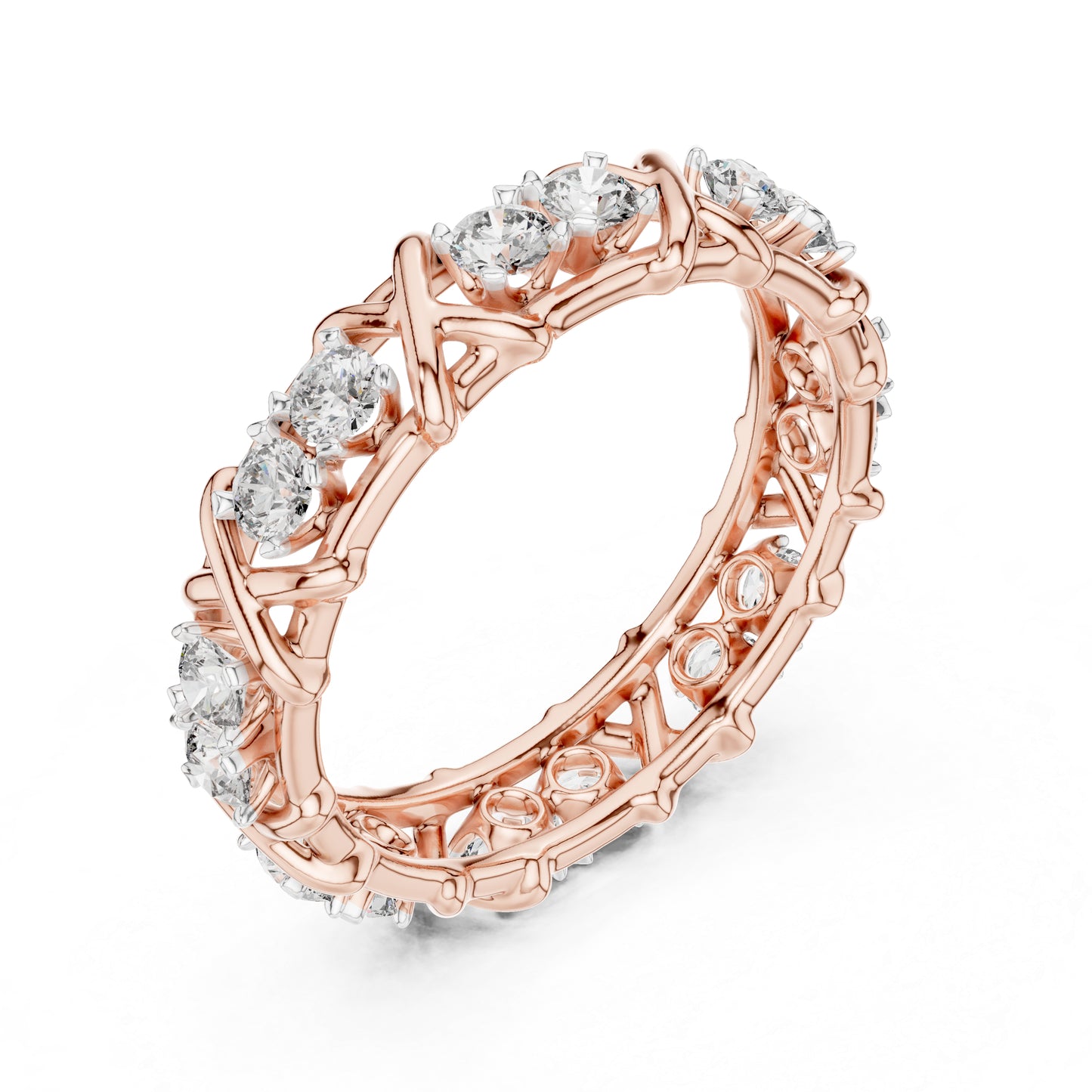 18K Yellow Gold Round Lab-Grown Diamond Drop Ring for Women | Party Wear | Pure Carat