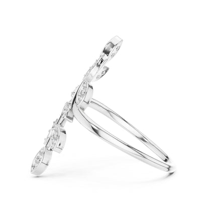 14K Rose Gold Round Lab-Grown Diamond Stud Ring for Women | Everyday Wear | Pure Carat