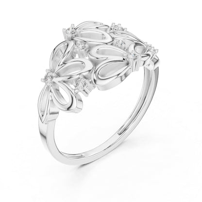 18K Yellow Gold Round Lab-Grown Diamond Ring for Women | Office Wear | Pure Carat