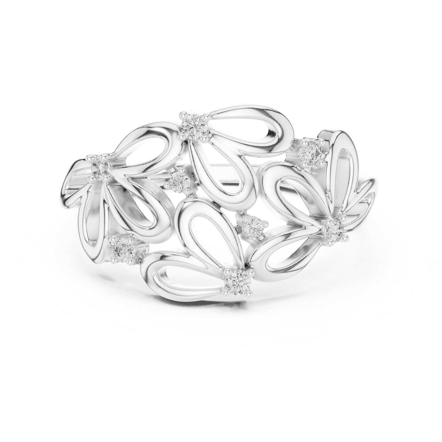 18K Yellow Gold Round Lab-Grown Diamond Ring for Women | Office Wear | Pure Carat