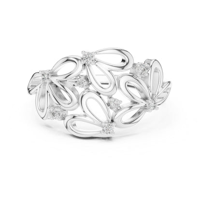 18K Yellow Gold Round Lab-Grown Diamond Ring for Women | Office Wear | Pure Carat