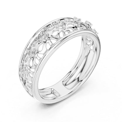 14K Rose Gold Round Cut Diamond Engagement Ring for Women | Engagement Wear | Pure Carat