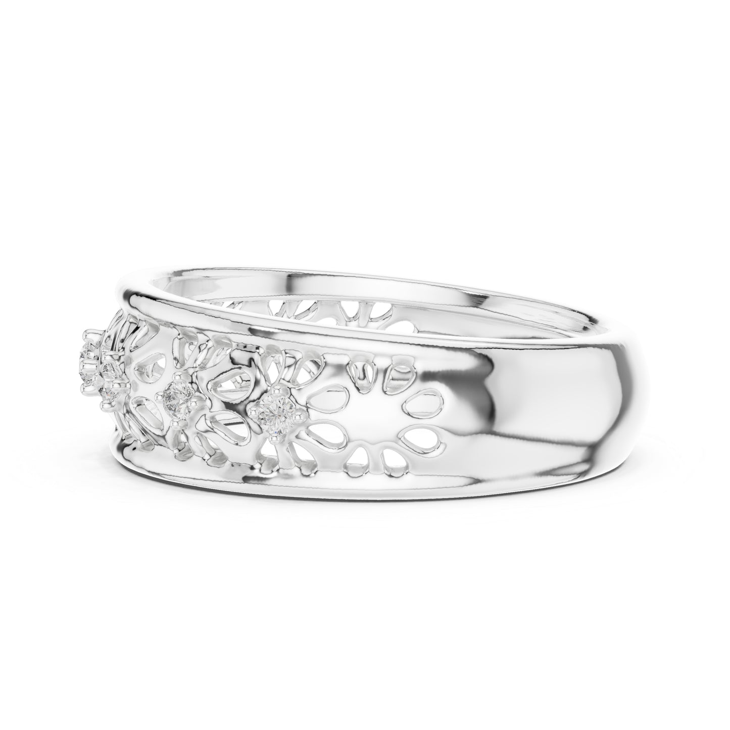 14K Rose Gold Round Cut Diamond Engagement Ring for Women | Engagement Wear | Pure Carat