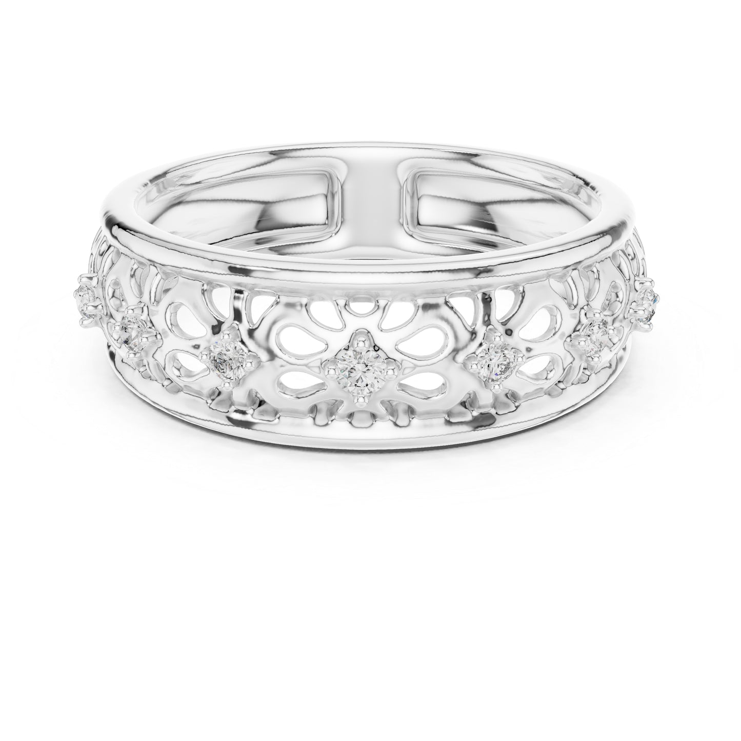 14K Rose Gold Round Cut Diamond Engagement Ring for Women | Engagement Wear | Pure Carat