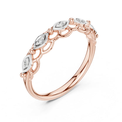 14K White Gold Round Lab-Grown Diamond Ring for Women | Everyday Wear | Pure Carat