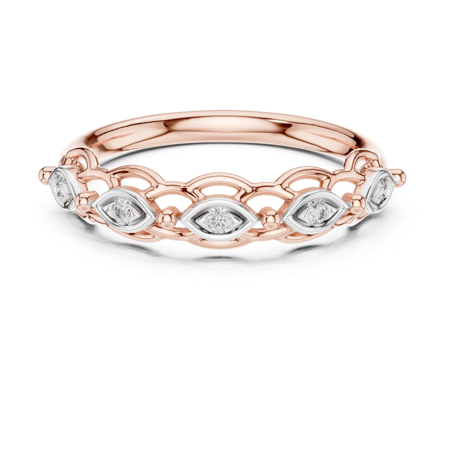 14K White Gold Round Lab-Grown Diamond Ring for Women | Everyday Wear | Pure Carat