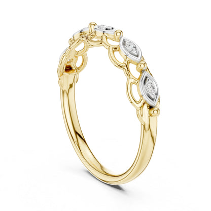 14K White Gold Round Lab-Grown Diamond Ring for Women | Everyday Wear | Pure Carat