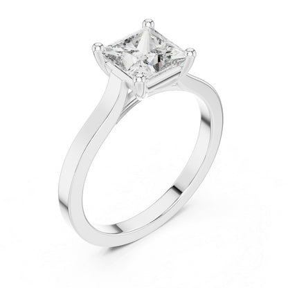 14K Yellow Gold Princess Lab-Grown Diamond Engagement Ring for Women | Pure Carat