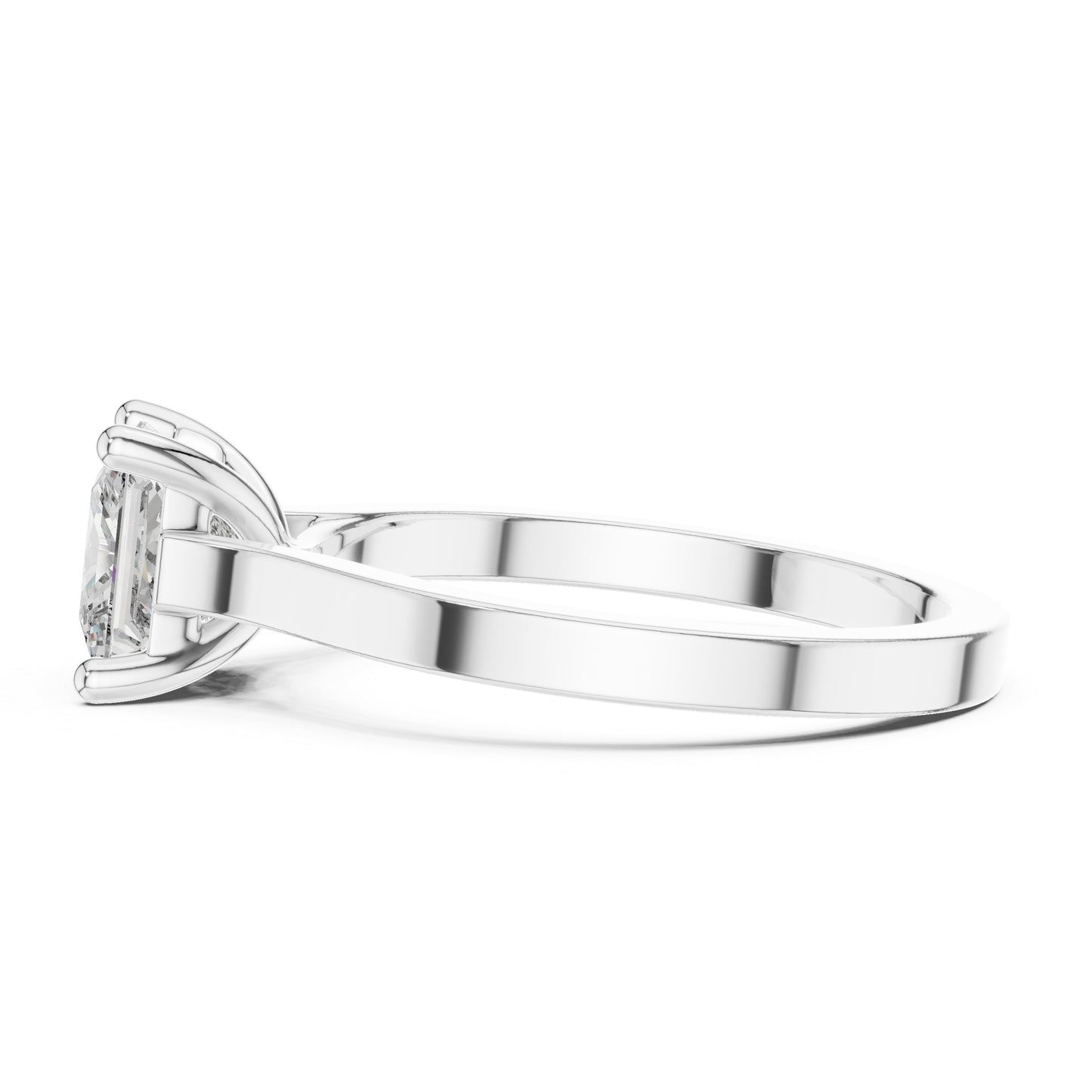 14K Yellow Gold Princess Lab-Grown Diamond Engagement Ring for Women | Pure Carat