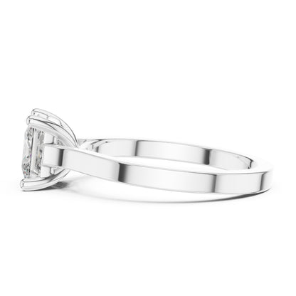 14K Yellow Gold Princess Lab-Grown Diamond Engagement Ring for Women | Pure Carat