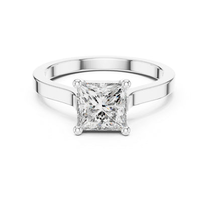 14K Yellow Gold Princess Lab-Grown Diamond Engagement Ring for Women | Pure Carat