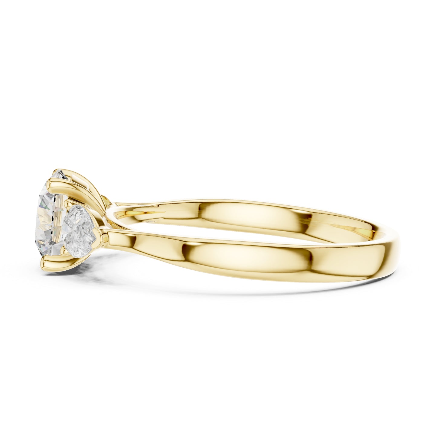 14K White Gold Pear & Oval Lab-Grown Diamond Ring for Women | Office Wear | Pure Carat