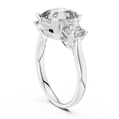 14K Yellow Gold Radiant & Emerald Lab-Grown Diamond Ring for Women | Everyday Wear | Pure Carat