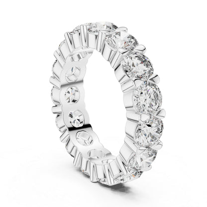18K Rose Gold Round Lab-Grown Diamond Drop Ring for Women – Pure Carat