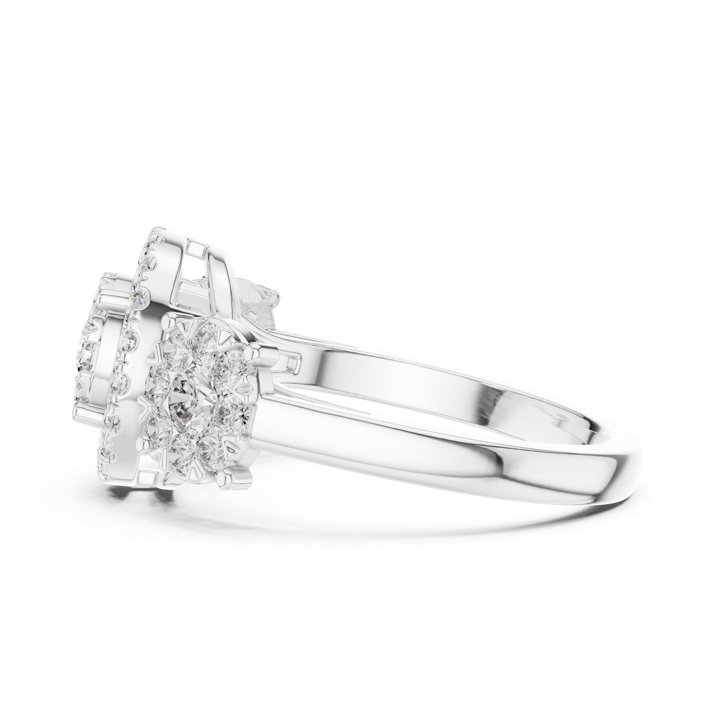 14K Yellow Gold Round Lab-Grown Diamond Ring for Women | Everyday Wear | Pure Carat