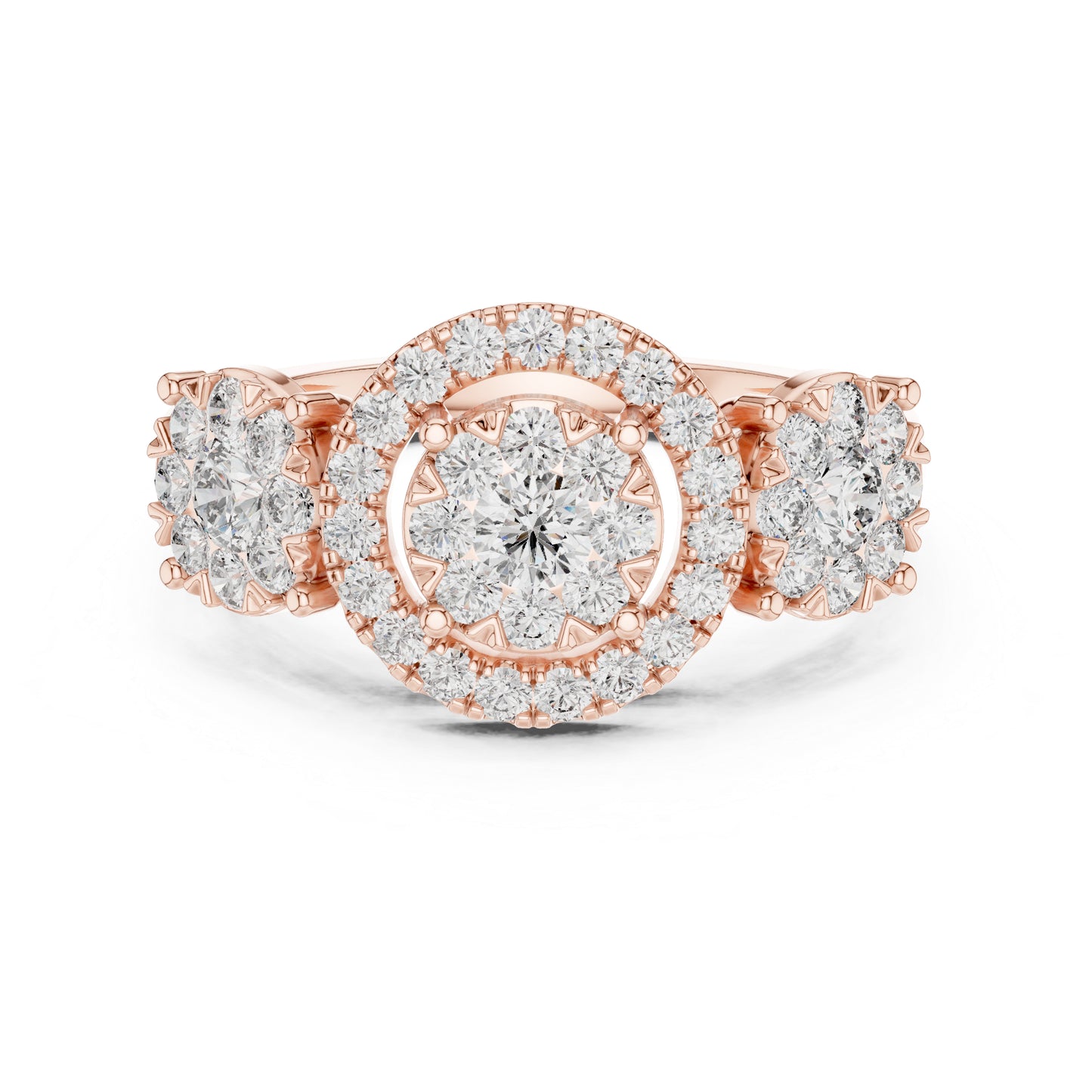 14K Yellow Gold Round Lab-Grown Diamond Ring for Women | Everyday Wear | Pure Carat