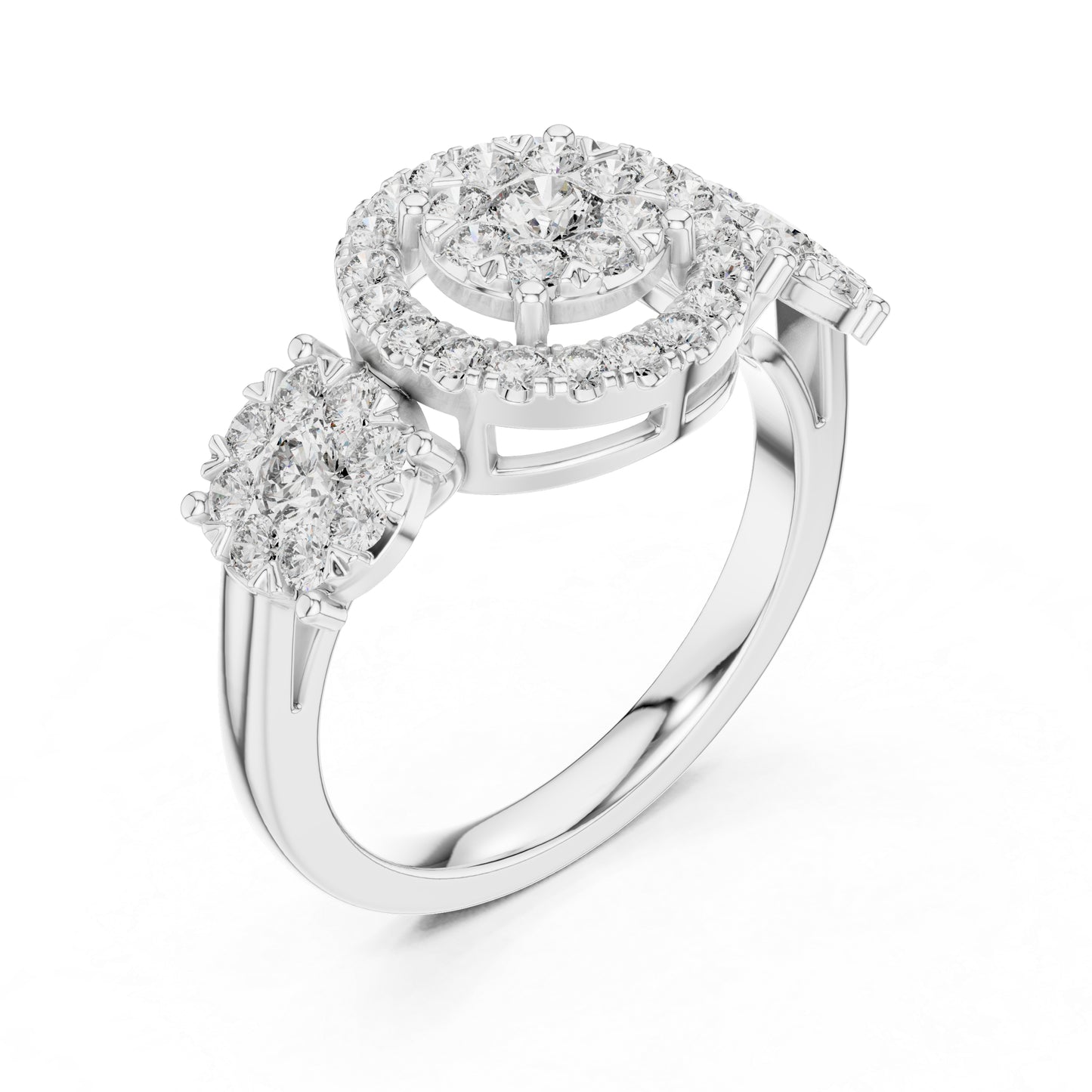 14K Yellow Gold Round Lab-Grown Diamond Ring for Women | Everyday Wear | Pure Carat