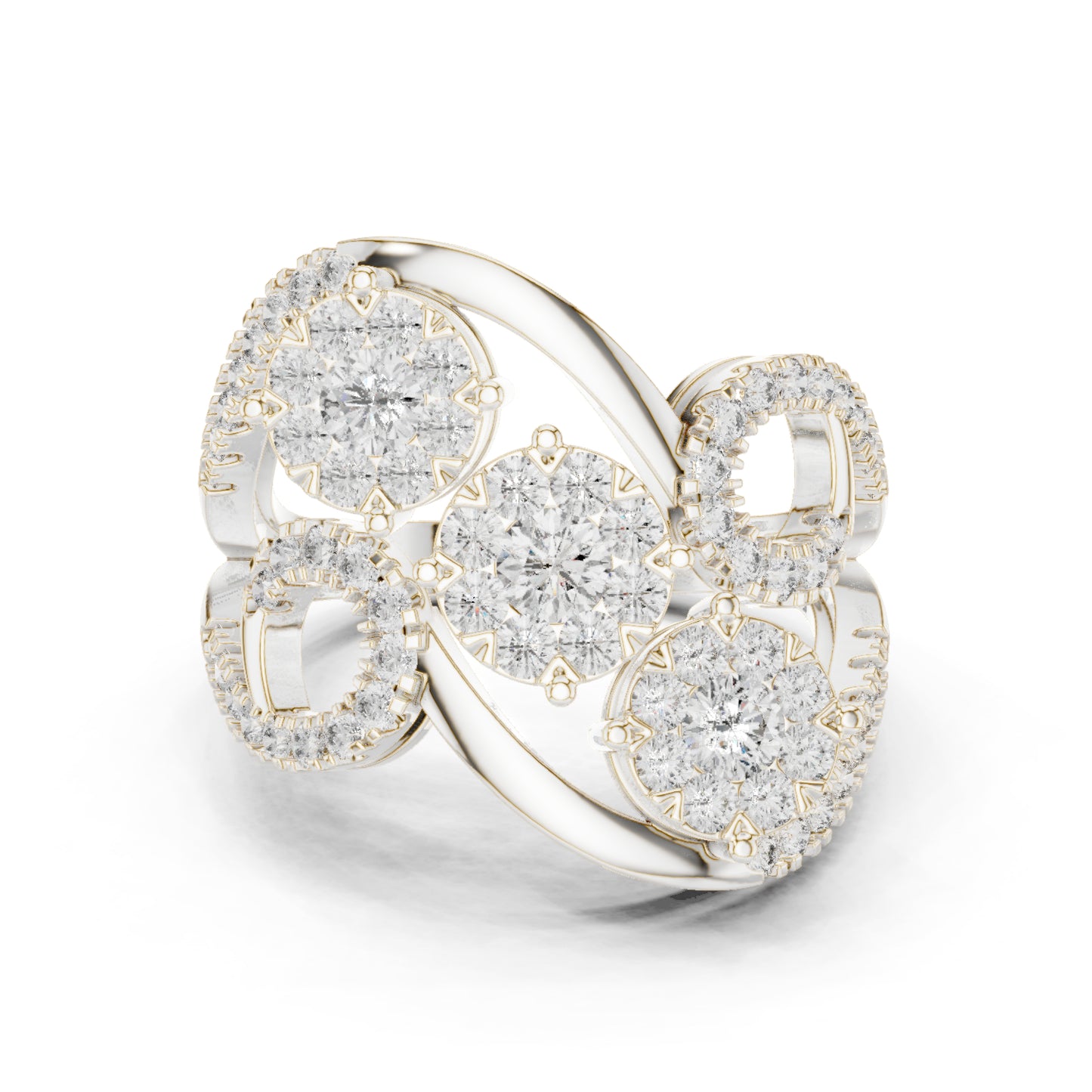 18K Rose Gold Round Lab-Grown Diamond Ring for Women | Office Wear | Pure Carat
