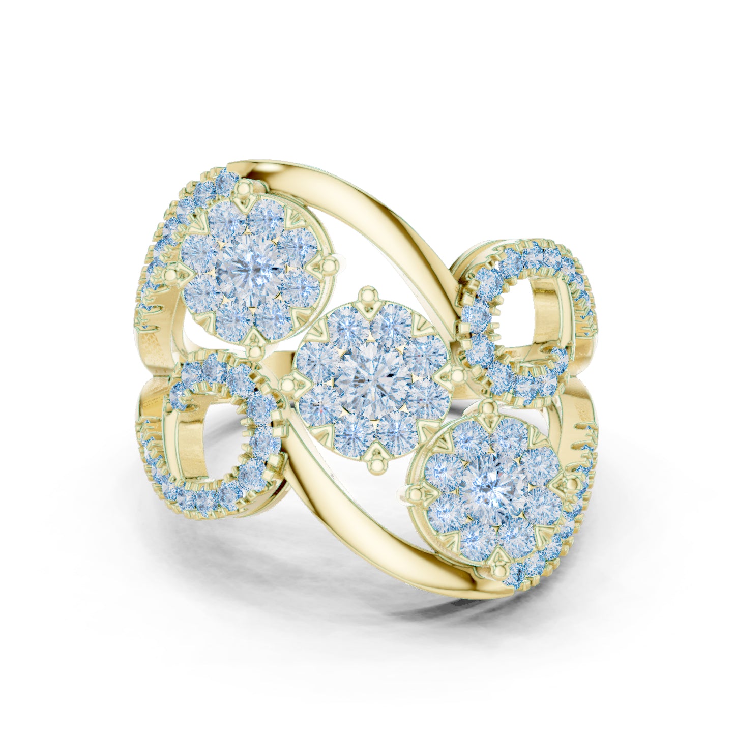 18K Rose Gold Round Lab-Grown Diamond Ring for Women | Office Wear | Pure Carat