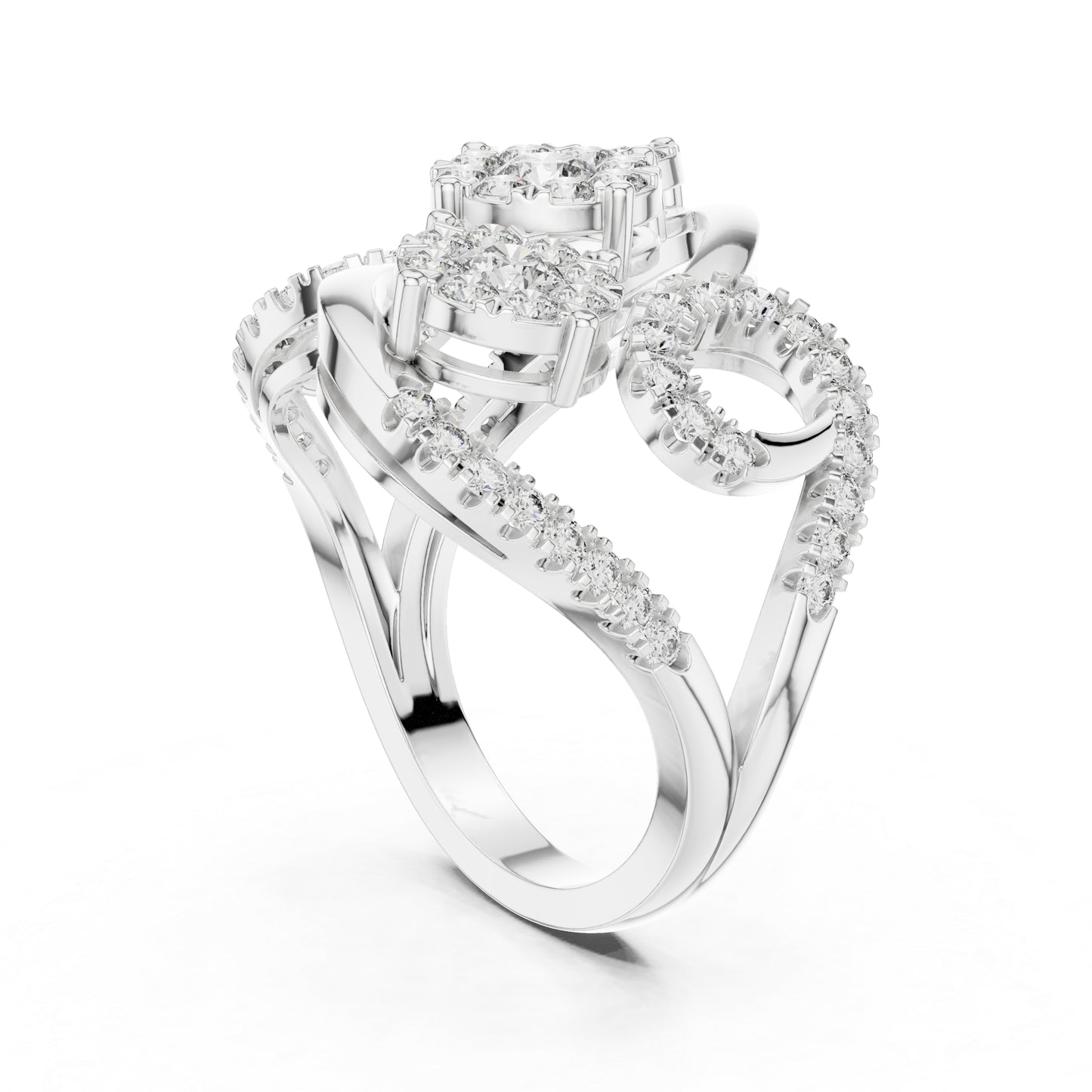 18K Rose Gold Round Lab-Grown Diamond Ring for Women | Office Wear | Pure Carat