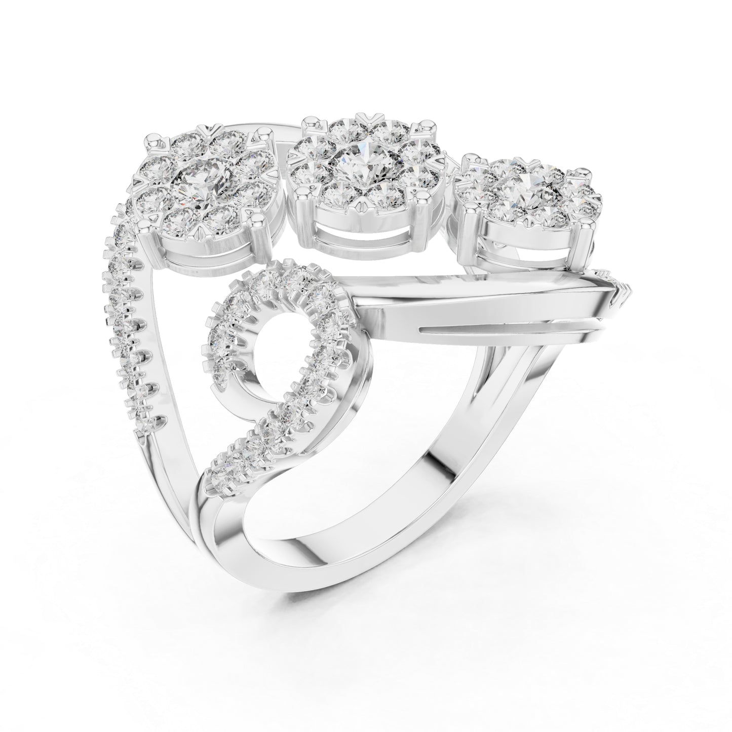 18K Rose Gold Round Lab-Grown Diamond Ring for Women | Office Wear | Pure Carat