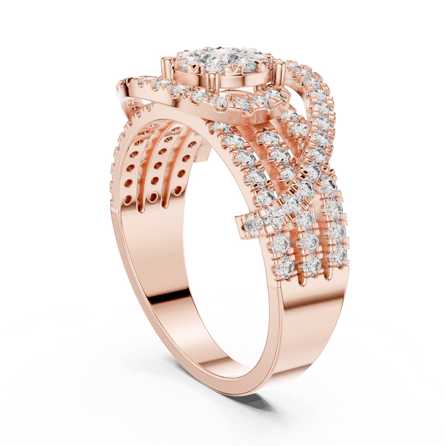 18K Yellow Gold Round Lab-Grown Diamond Engagement Ring for Women | Pure Carat