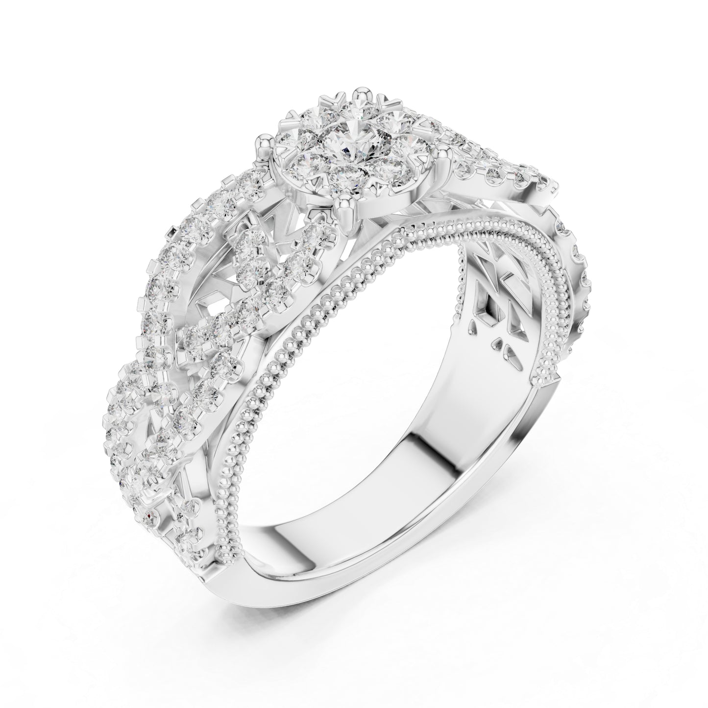 14K Yellow Gold Round Lab-Grown Diamond Solitaire Wedding Ring for Women | Pure Carat