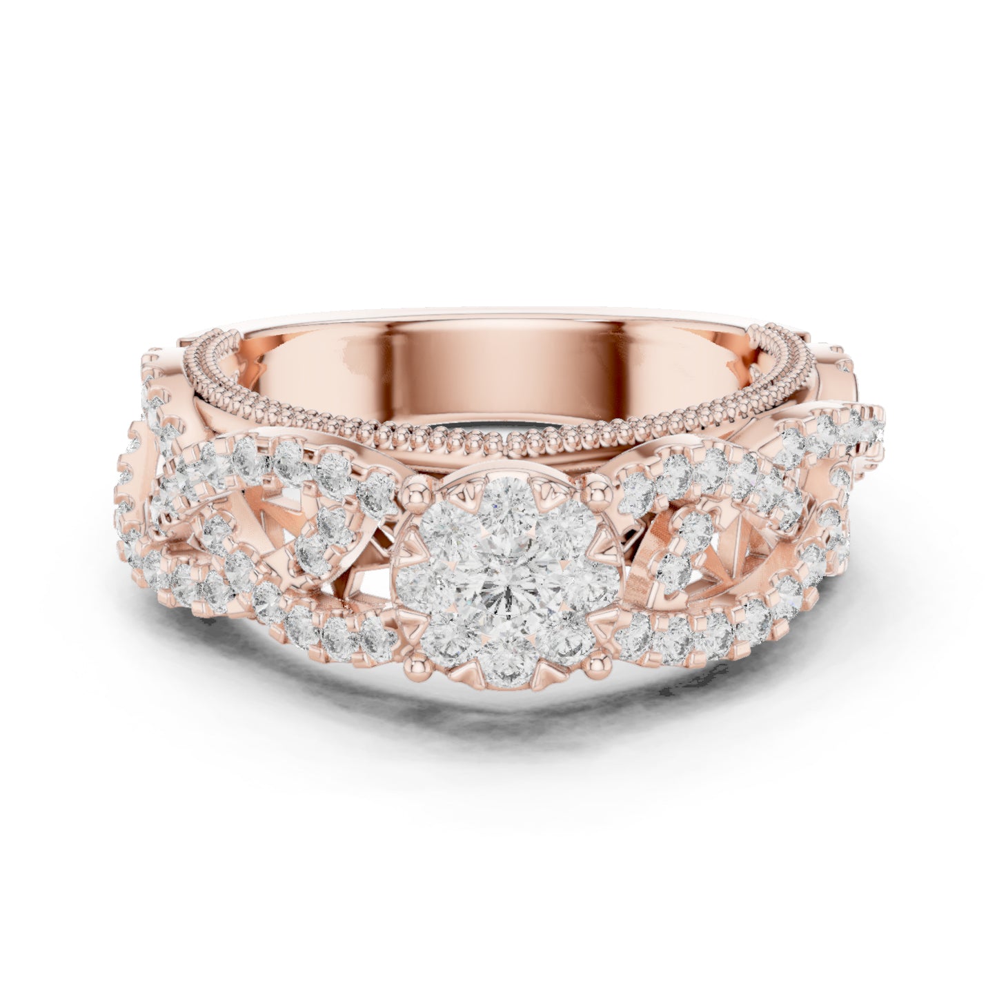 14K Yellow Gold Round Lab-Grown Diamond Solitaire Wedding Ring for Women | Pure Carat