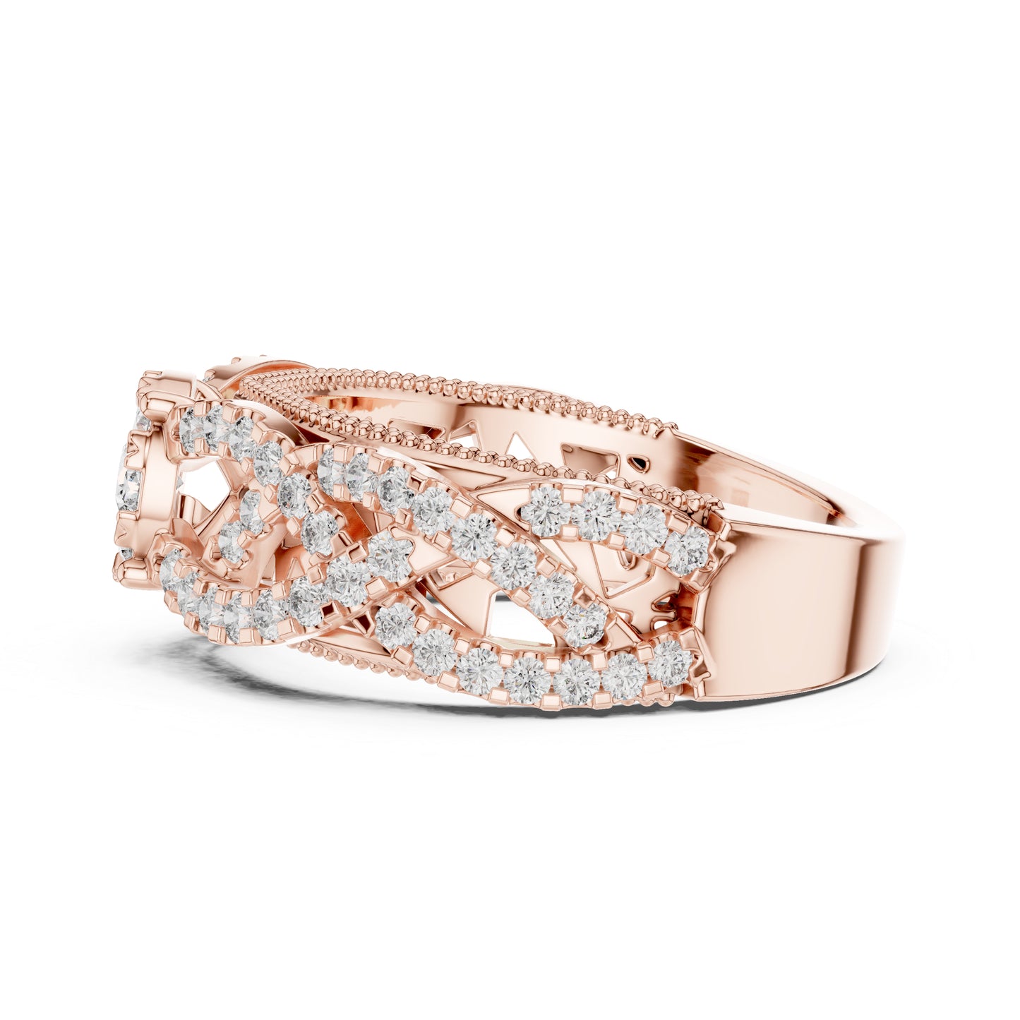 14K Yellow Gold Round Lab-Grown Diamond Solitaire Wedding Ring for Women | Pure Carat