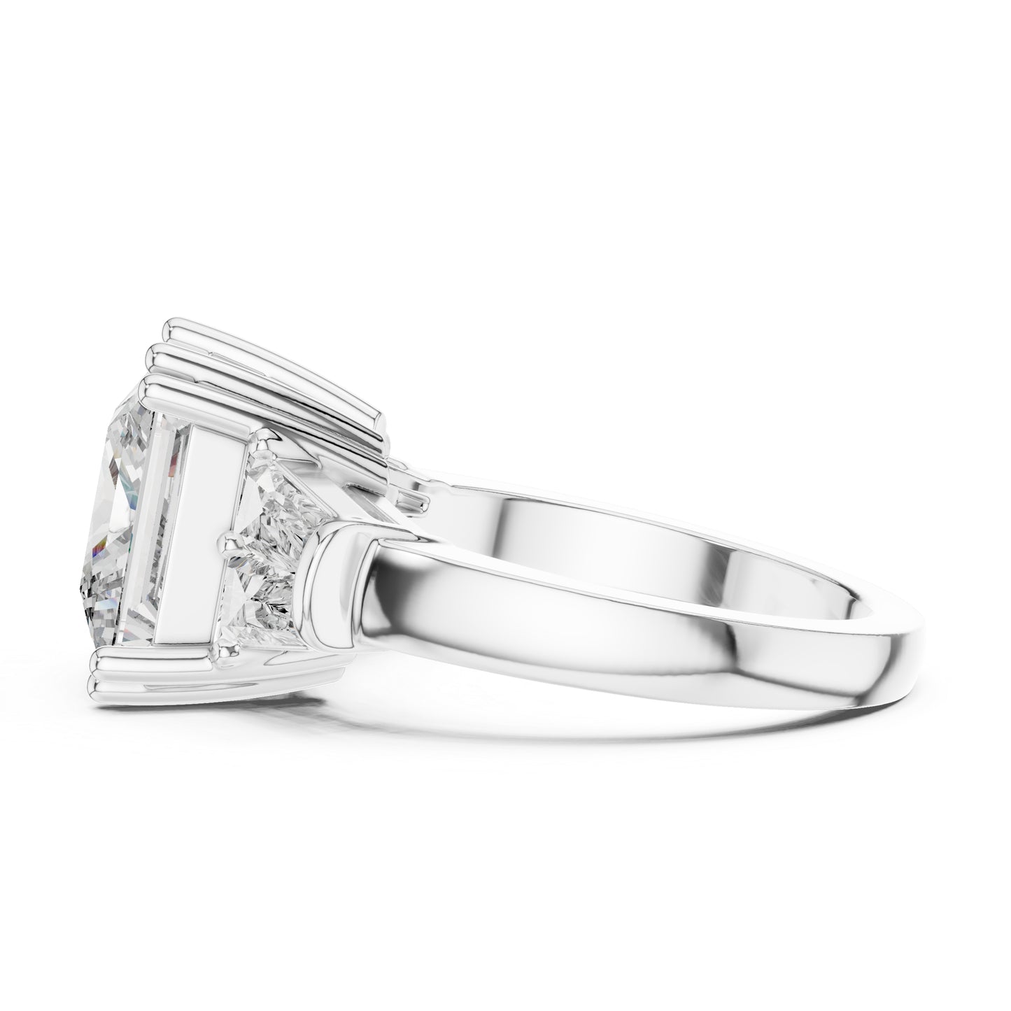 Princess Lab-Grown Diamond Solitaire Ring in 14K Rose Gold – Pure Carat