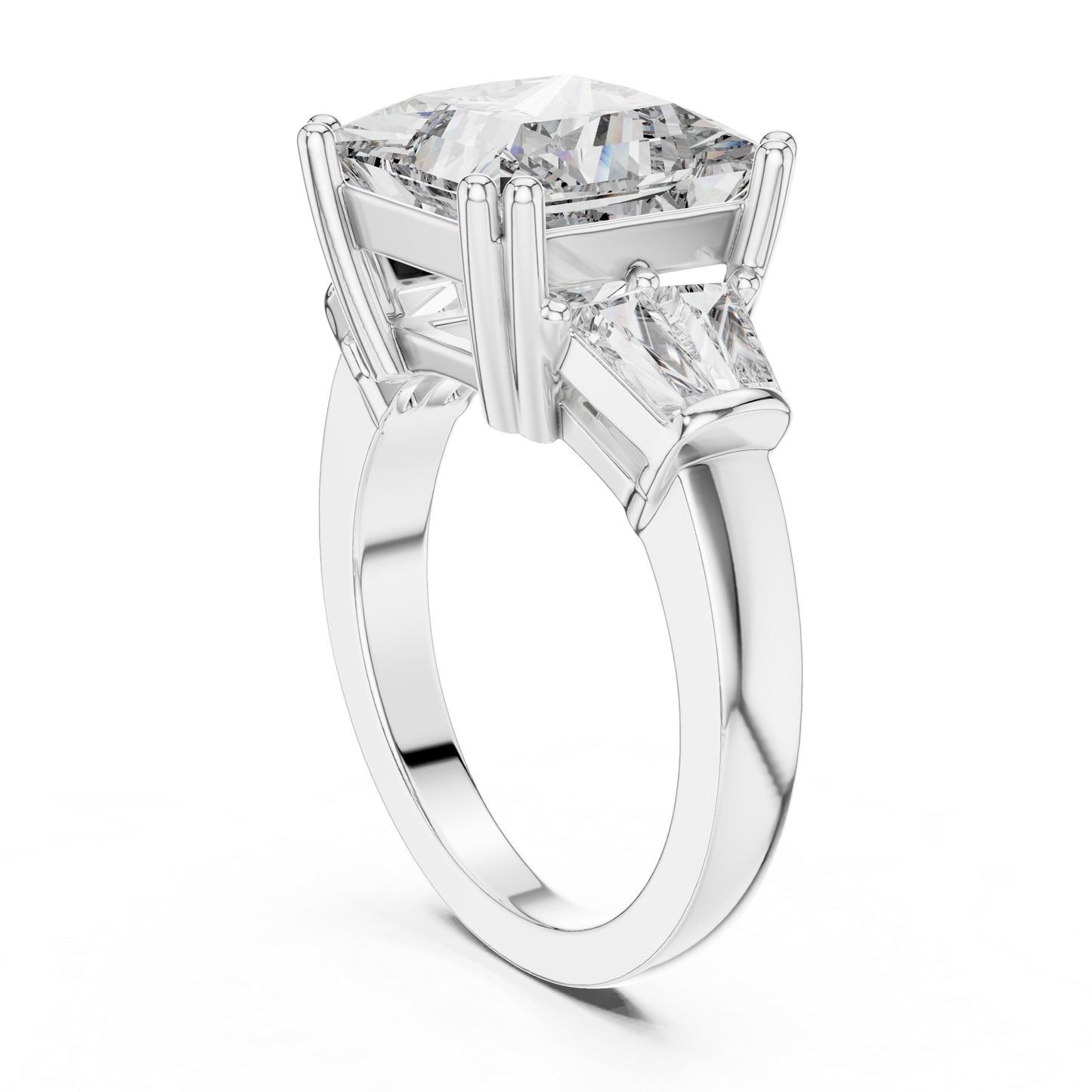 Princess Lab-Grown Diamond Solitaire Ring in 14K Rose Gold – Pure Carat