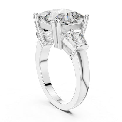 Princess Lab-Grown Diamond Solitaire Ring in 14K Rose Gold – Pure Carat