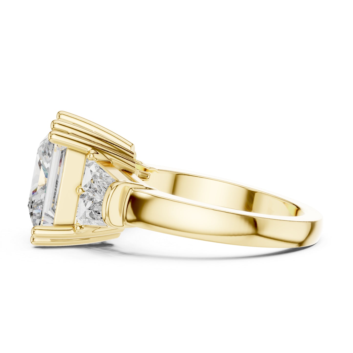Princess Lab-Grown Diamond Solitaire Ring in 14K Rose Gold – Pure Carat