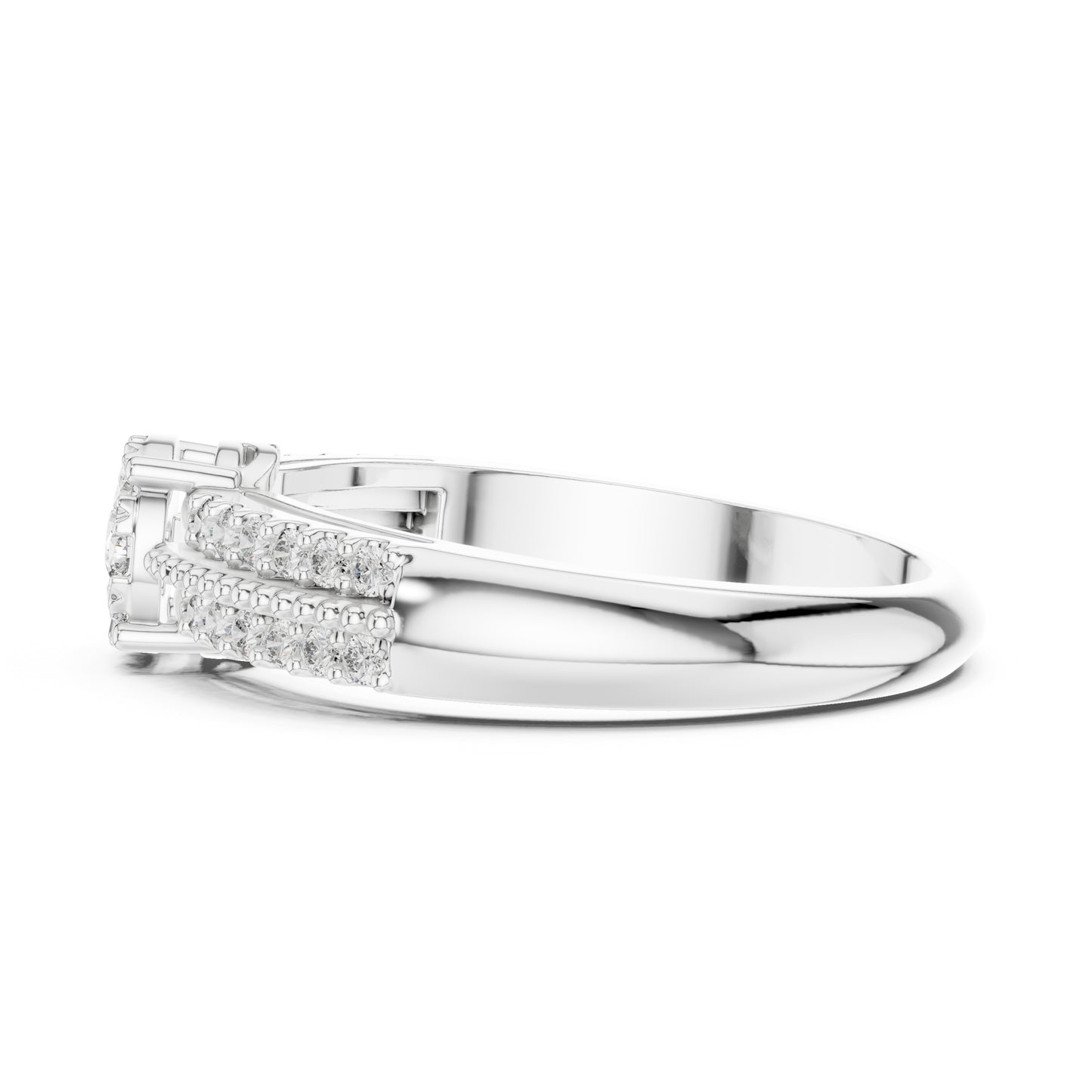 14K Yellow Gold Round Lab-Grown Diamond Engagement Ring for Women | Pure Carat