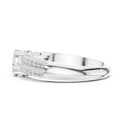14K Yellow Gold Round Lab-Grown Diamond Engagement Ring for Women | Pure Carat