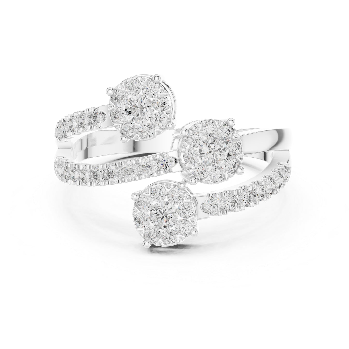 18K Rose Gold Round Lab-Grown Diamond Anniversary Gift Ring for Women | Pure Carat